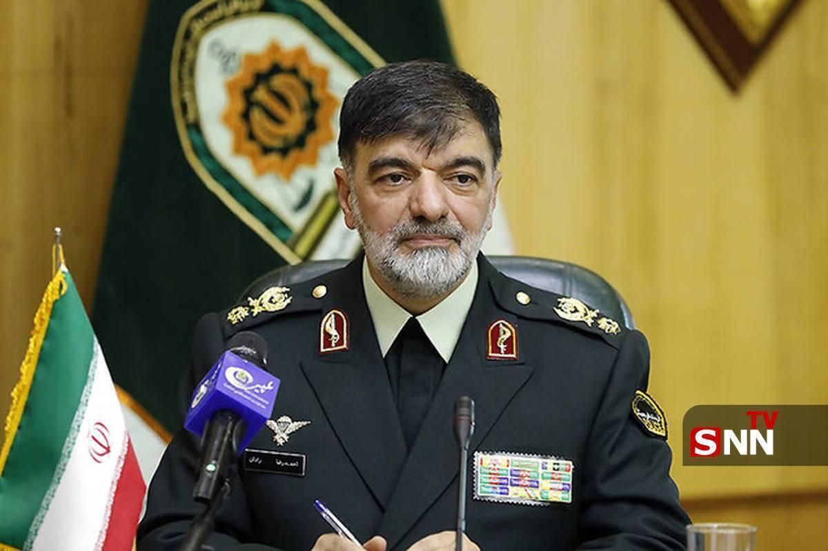 رادان: پلیس با اغتشاشگر قاطع، صریح و تند برخورد خواهد کرد + فیلم