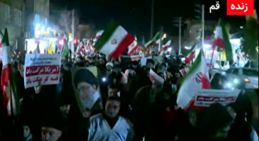مردم قم کفن پوشان به خیابان آمدند/مزدوران رژیم صهیونیستی را باید سر جای خود نشاند+فیلم