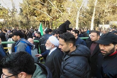 حضور رئیس قوه قضاییه در اجتماع همبستگی ملی علیه تروریسم