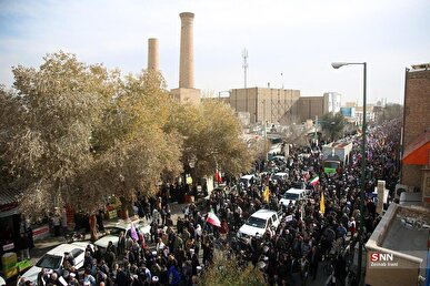 گزارش خبرنگار SNNTV از اجتماع باشکوه مردم قم در محکومیت اقدامات اغتشاشگران+فیلم