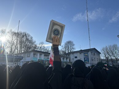 تشییع ۸ شهید امنیت و سلامت حوادث تروریستی اخیر در رشت برگزار شد+فیلم