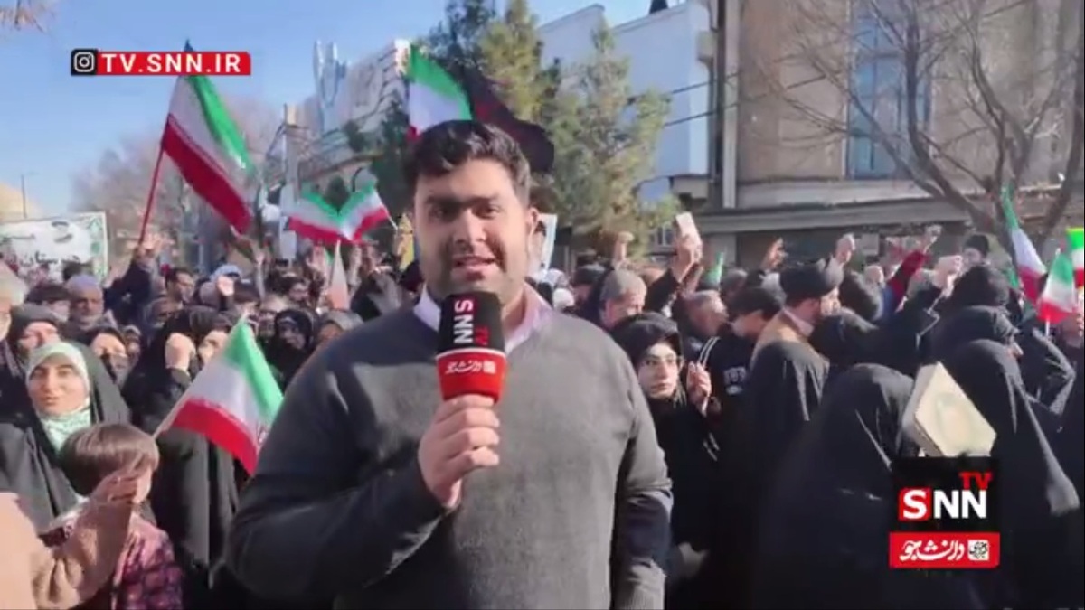 گزارش خبرنگار SNNTV از اجتماع باشکوه مردم قم در محکومیت اقدامات اغتشاشگران