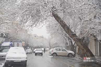 بارش برف و باران در مناطق مختلف کشور
