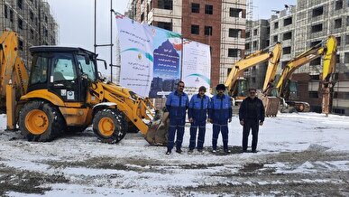 آغاز عملیات زیرساختی پروژه ۶۰۰ واحدی نهضت ملی مسکن شهرک شهید بهشتی همدان
