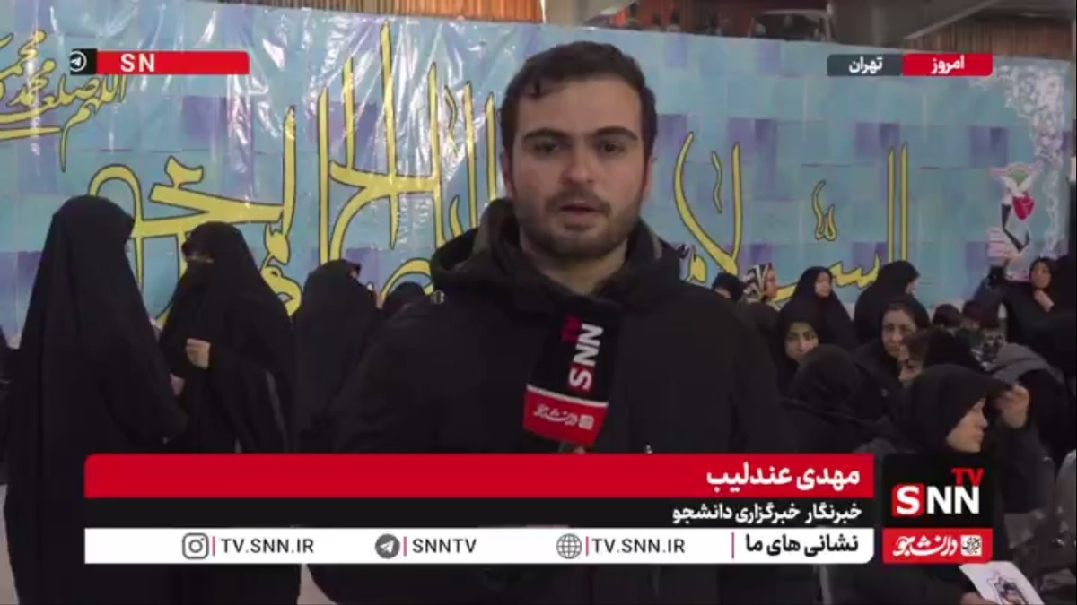 گزارش خبرنگار SNNTV از حال و هوای مهدیه گلزار شهدای بهشت زهرای تهران