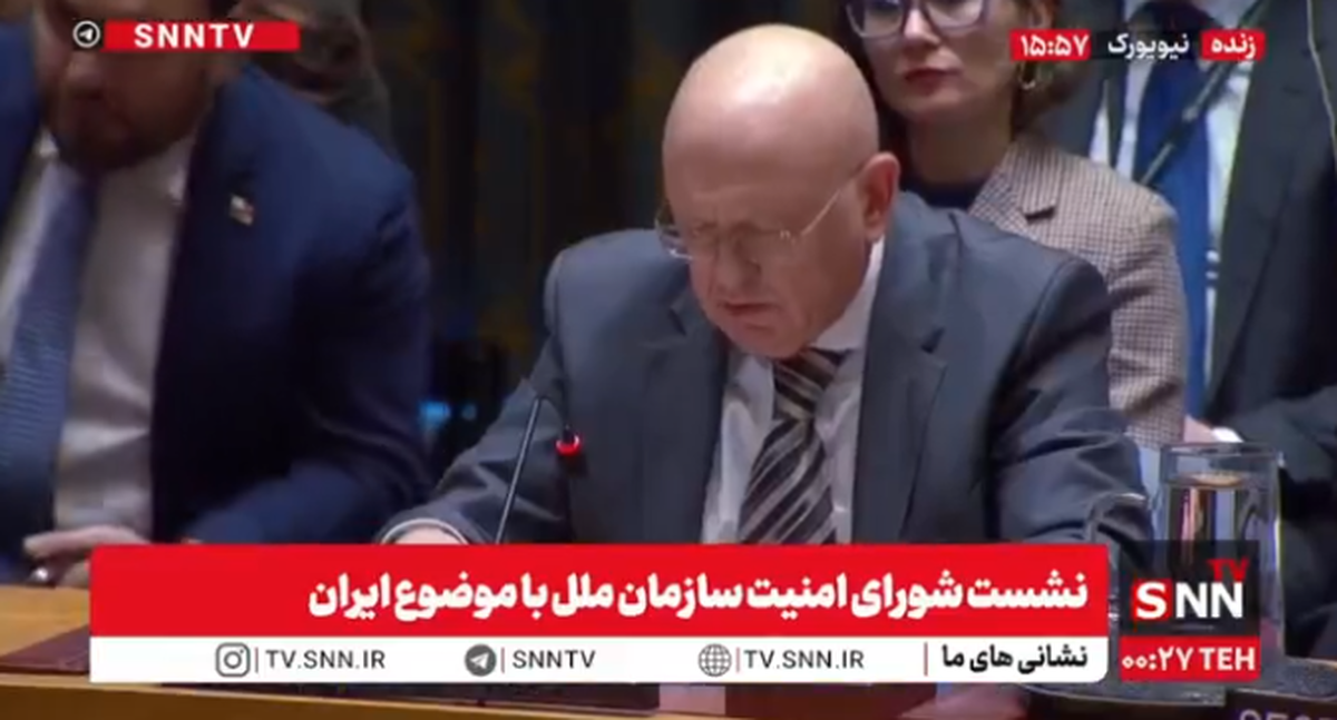 نماینده روسیه:  این جلسه سیرکی بیش نیست / شورش‌ها در ایران فراتر از اعتراضات مسالمت‌آمیز است + فیلم