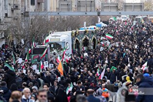 تشییع پیکر یکصد شهید مدافع امنیت تهران (۱)