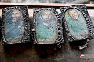 به آتش کشیده شدن حسینیه موج الحسین (ع) توسط اغتشاشگران