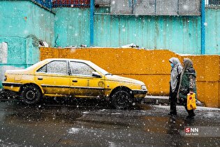 بارش سنگین برف در کرج