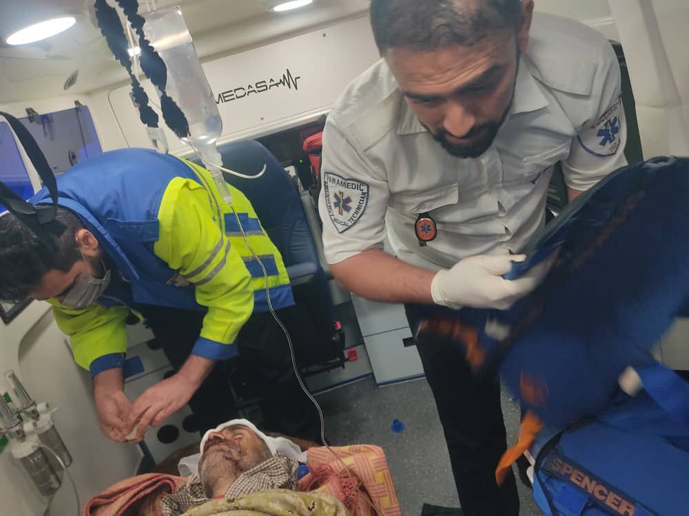 امداد نفس‌گیر اورژانس ۱۱۵ در ارتفاعات ماغر