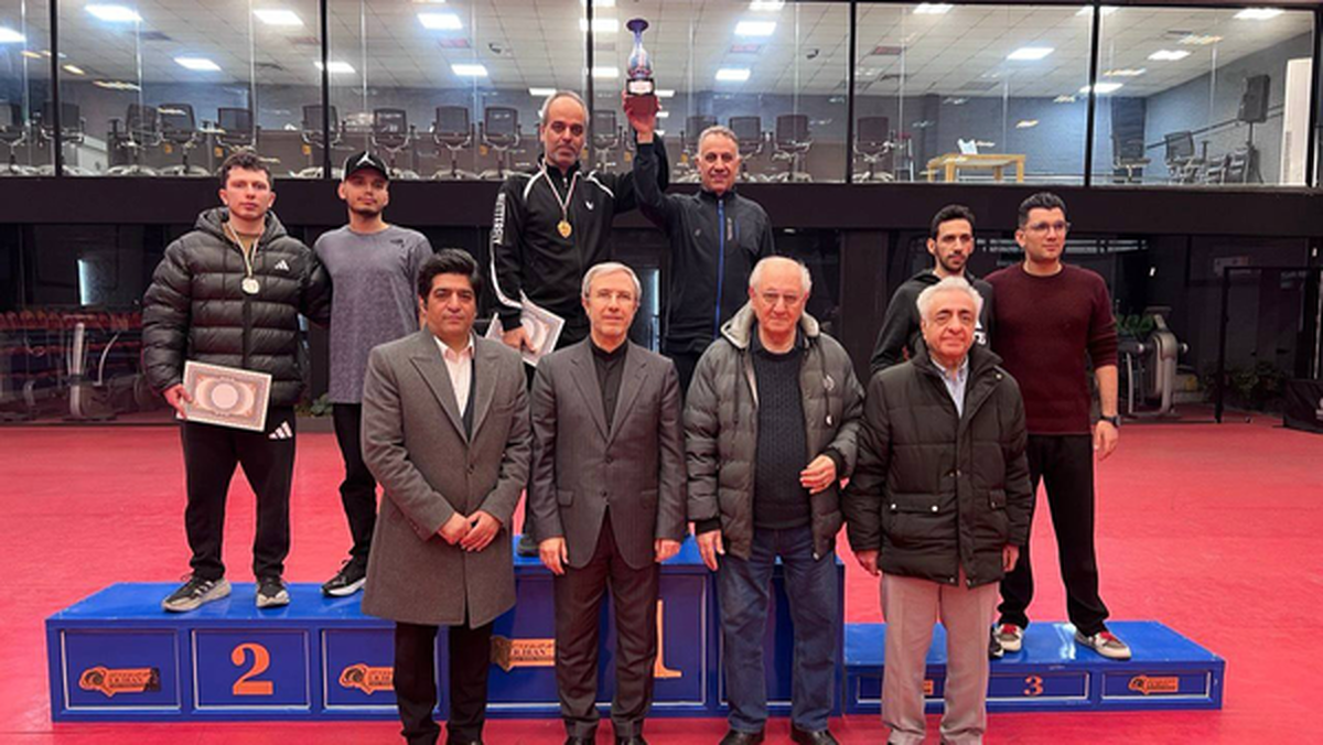 افشین نوروزی قهرمان پینگ پنگ ایران شد