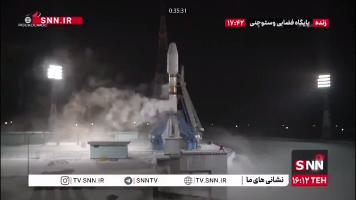 نخستین تصاویر از سکوی پرتاب 3 ماهواره ایرانی به فضا از پایگاه فضایی وستوچنی روسیه