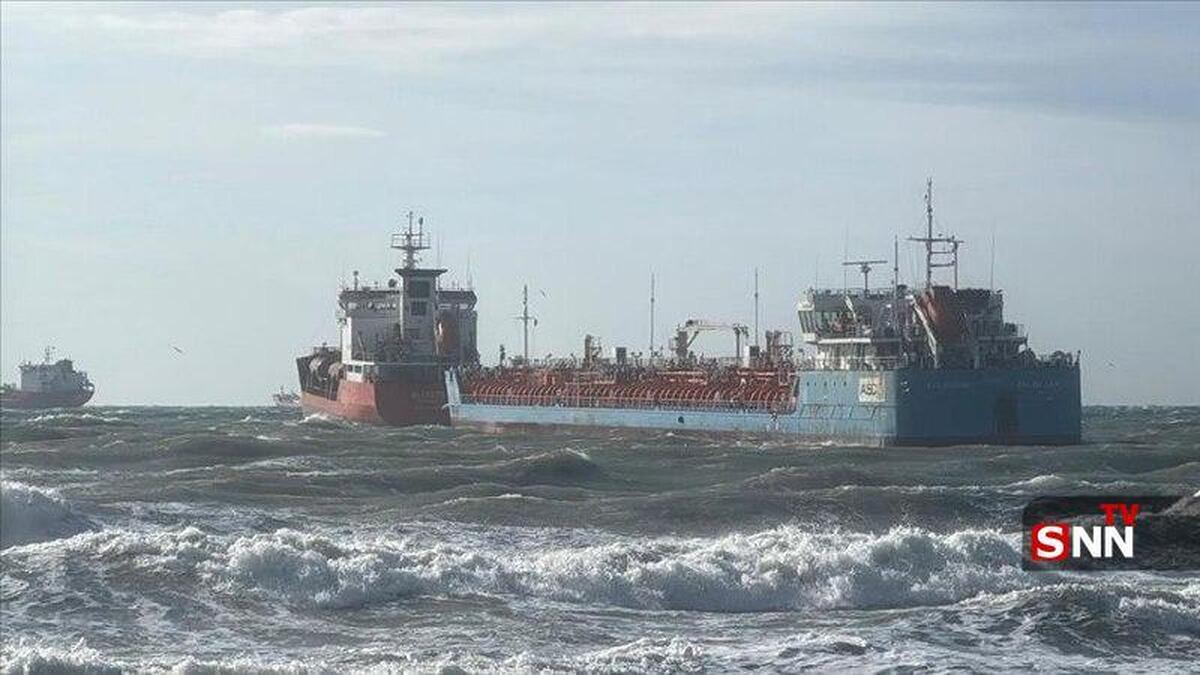 دو نفتکش ترکیه و جمهوری آذربایجان در دریای مرمره باهم برخورد کردند