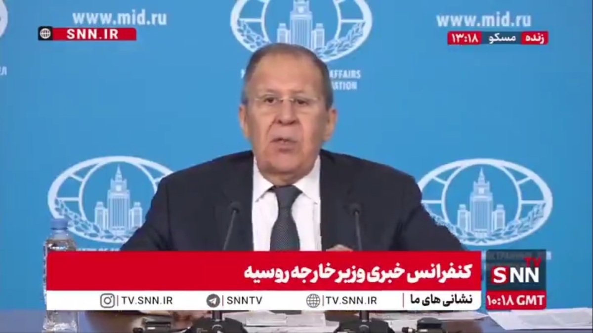 لاوروف: عناصر خارجی به دنبال بیثباتی ایران هستند