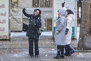 بارش برف زمستانی در بجنورد