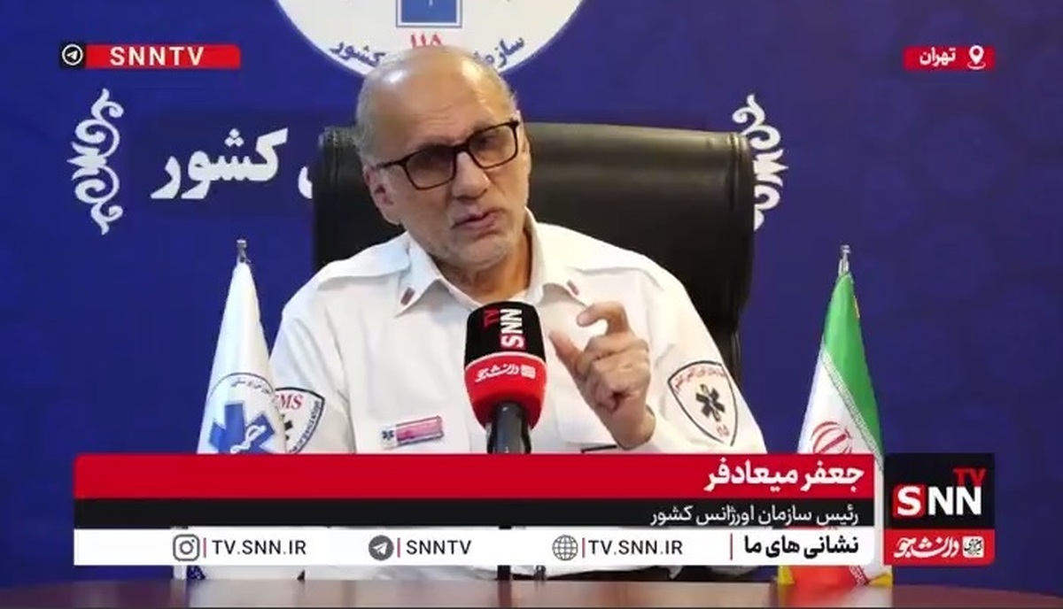 رئیس اورژانس کشور: آمبولانس جای آسیب زدن نیست