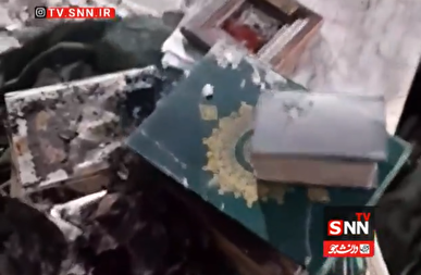 هتک حرمت ۱۲ مسجد در البرز توسط عوامل آشوب‌طلب / آتش کینه بر پیکر مصحف شریف و خانه‌های خدا + فیلم