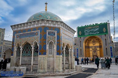 حرم امام رضا(ع) حال و هوای ماه شعبان گرفت + فیلم و عکس