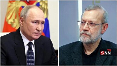 پوتین با لاریجانی دیدار کرد