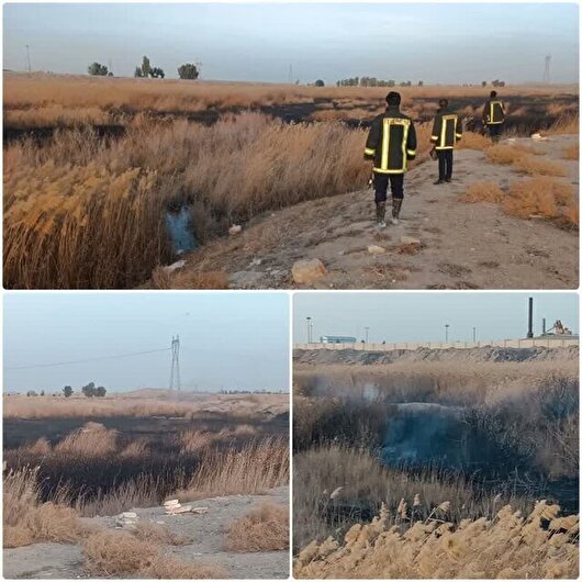 دود سیاه در آسمان قم / سوختن مواد بازیافتی با انبوه دود