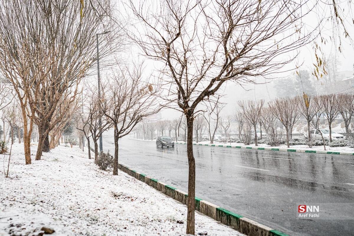 بارش برف و باران در تهران/ لزوم پرهیز از سفر‌های غیرضروری