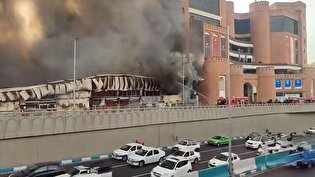 آتش‌سوزی بازارچه جنت بسیار گسترده است