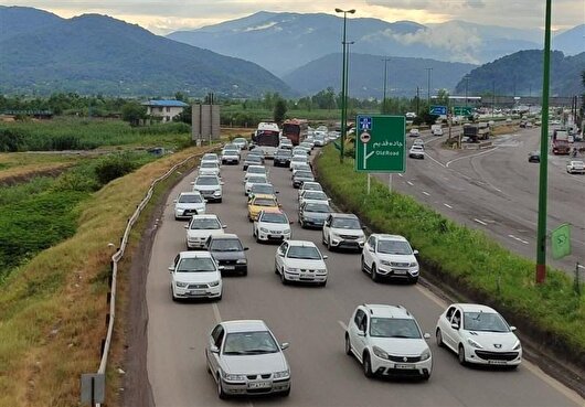 ورود حدود ۵۷ هزار خودرو به گیلان طی یک روز