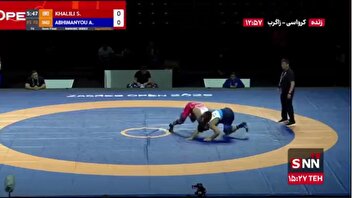 خلیلی نخستین فینالیست ایران در مسابقات کشتی کرواسی