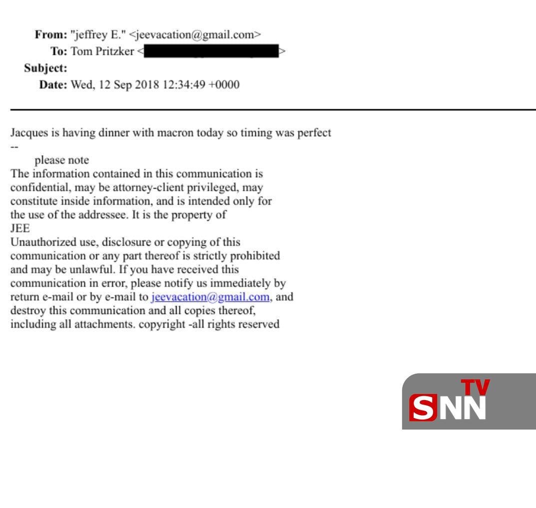 &laquo;ژاک&raquo; کیست؟ رد پای یک شام مرموز در ایمیل&zwnj;های اپستین