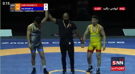 پوشش زنده ؛ مدال برنز کمتر از دو دقیقه به دلخانی رسید