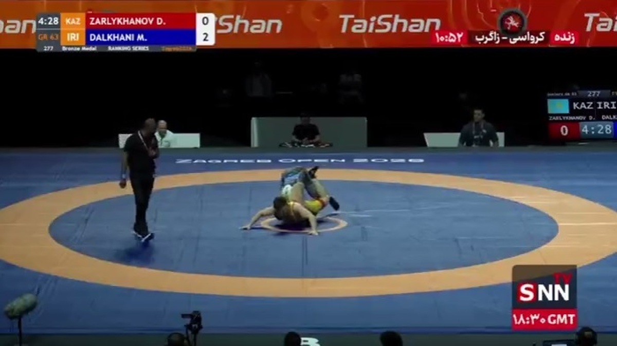 مدال برنز کمتر از دو دقیقه به دلخانی رسید