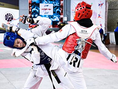 دختران نوجوان تکواندو ایران در مرحله دوم رقابت‌های انتخابی تیم ملی