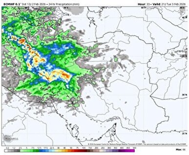 هشدار هواشناسی کشاورزی و اعلام وضعیت سطح نارنجی در نیمه غربی کشور