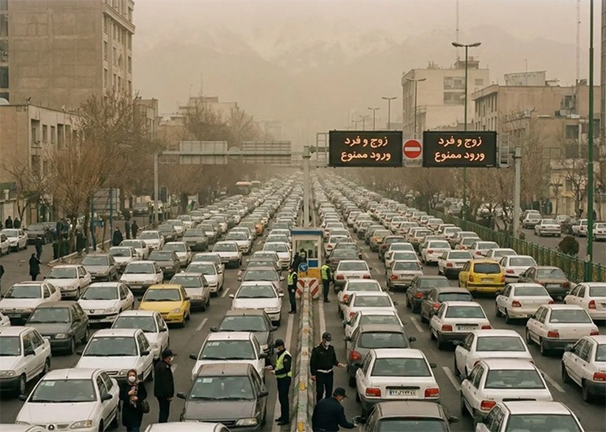 اجرای طرح زوج و فرد در کرج