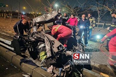 برخورد کامیون و پراید در بزرگراه رستگاری مقدم؛ ۲ نفر جان باختند