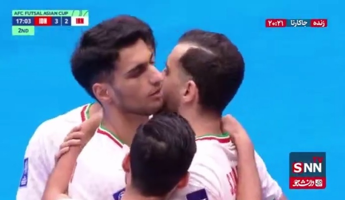 گل سوم ایران به اندونزی توسط سعید احمد عباسی/ ایران ۳ اندونزی ۳