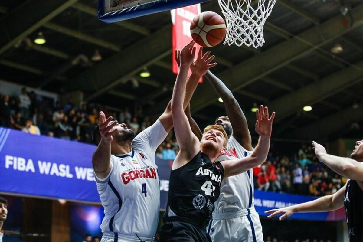 اعلام زمان برگزاری دیدار شهرداری گرگان و آستانه قزاقستان در بسکتبال غرب آسیا