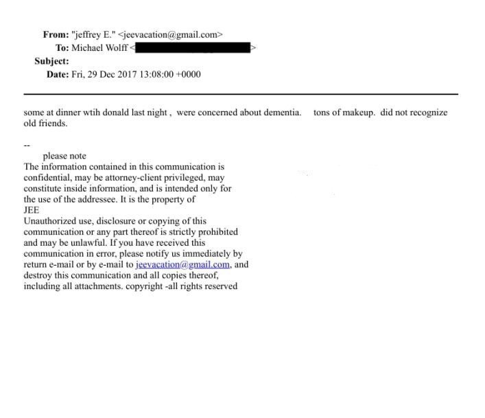 نگرانی اپستین از زوال عقل ترامپ! + عکس