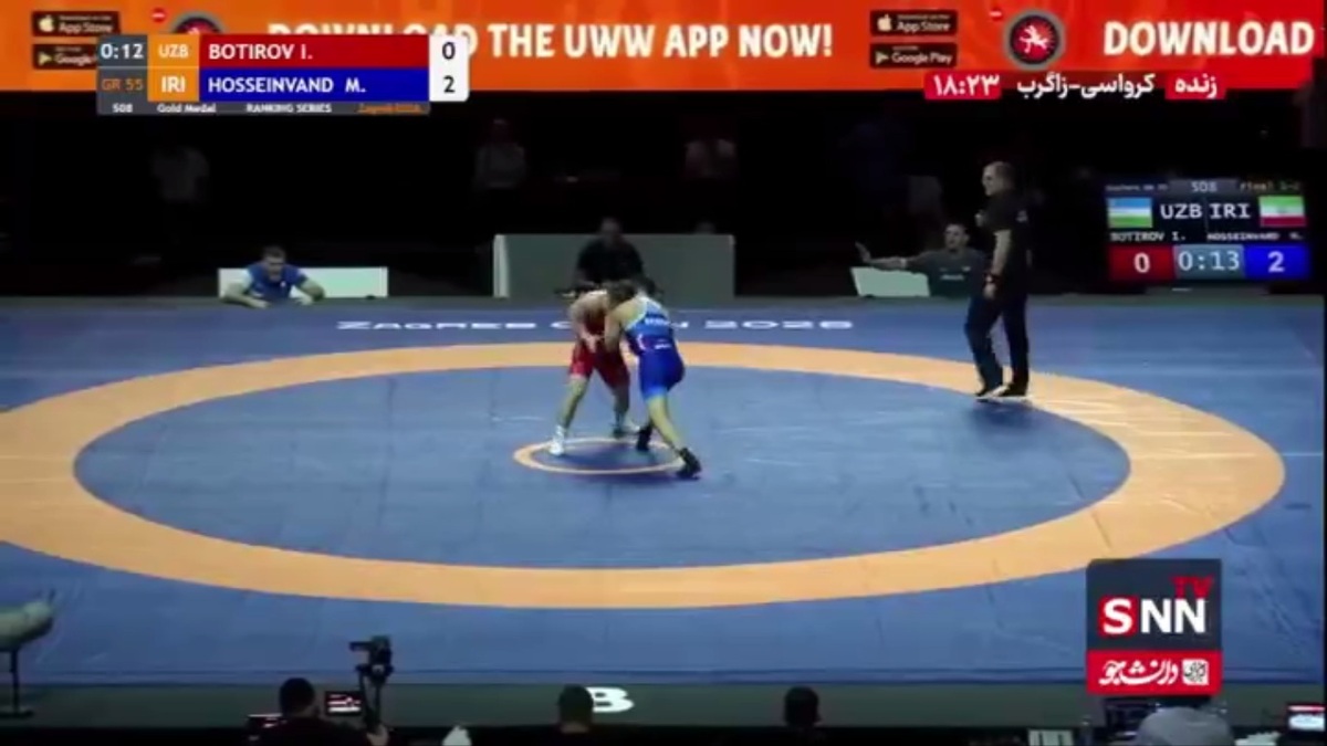 حسینوند به مدال طلا رسید