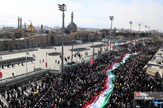 مسیرهای اصلی و نقاط تجمع راهپیمایی ۲۲ بهمن در قم مشخص شد