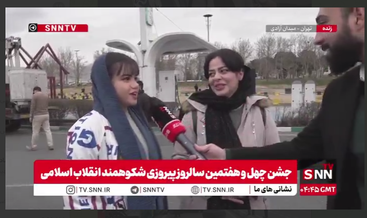 حضور مشتاقانه مردم در مسیرهای راهپیمایی+ فیلم