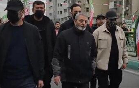 حضور سرلشکر موسوی، رئیس ستاد کل نیرو‌های مسلح در راهپیمایی ۲۲ بهمن