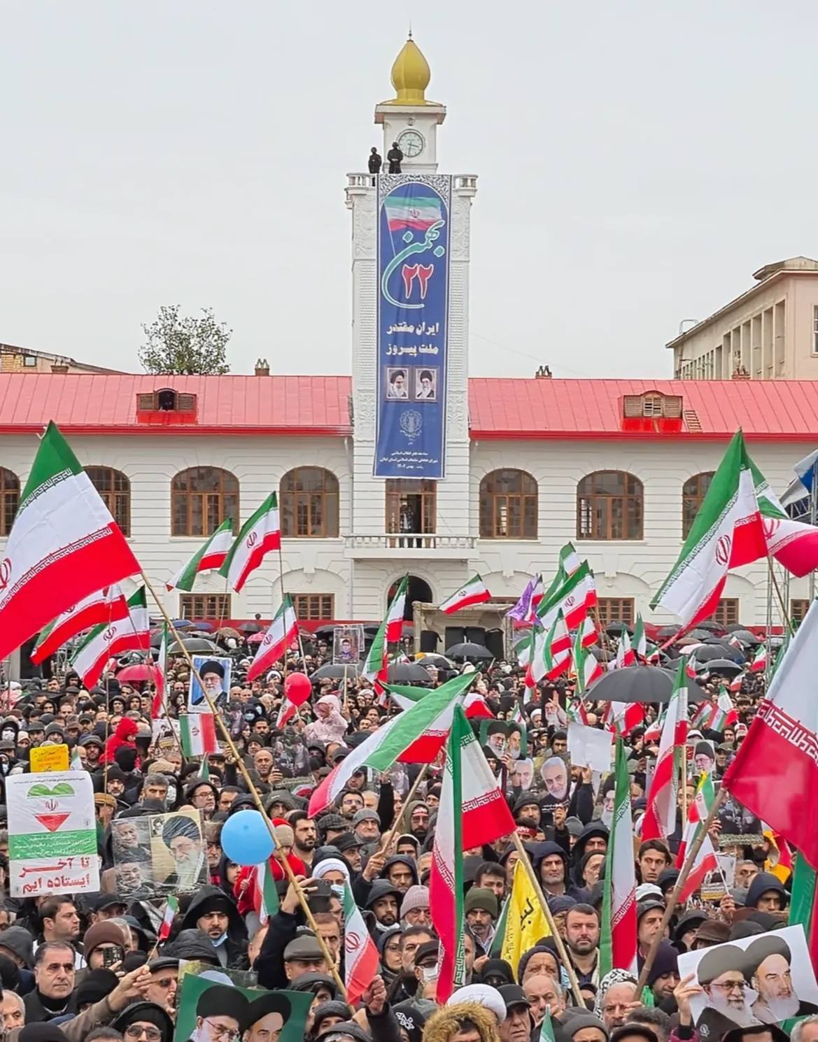 از نهضت جنگل تا میثاق با ولایت/ رشت یک&zwnj;صدا ایستادگی پای انقلاب را فریاد زد+فیلم