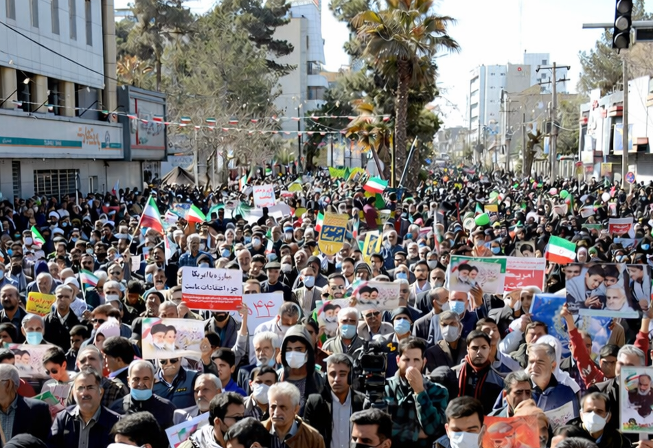 برگزاری راهپیمایی ۲۲ بهمن در ۶۱ نقطه سیستان و بلوچستان