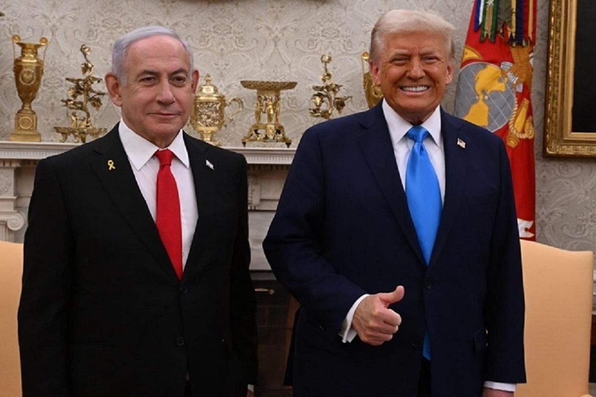 نتانیاهو وارد کاخ سفید شد + فیلم