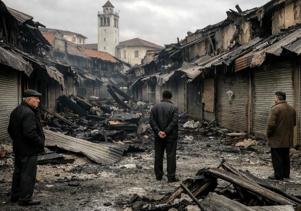 استاندار گیلان: به صورت هفتگی و منظم پیگیر روند بازسازی بازار رشت هستیم