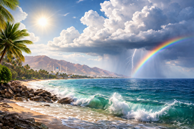 هواشناسی هرمزگان؛ پیش‌بینی وزش باد شدید و مواج شدن دریا در خلیج فارس و تنگه هرمز