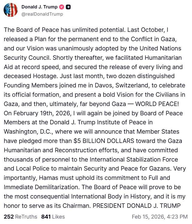 ادعاهای تکراری و مضحک ترامپ: بیش از ۵ میلیارد دلار برای بازسازی غزه هزینه می کنیم! + عکس