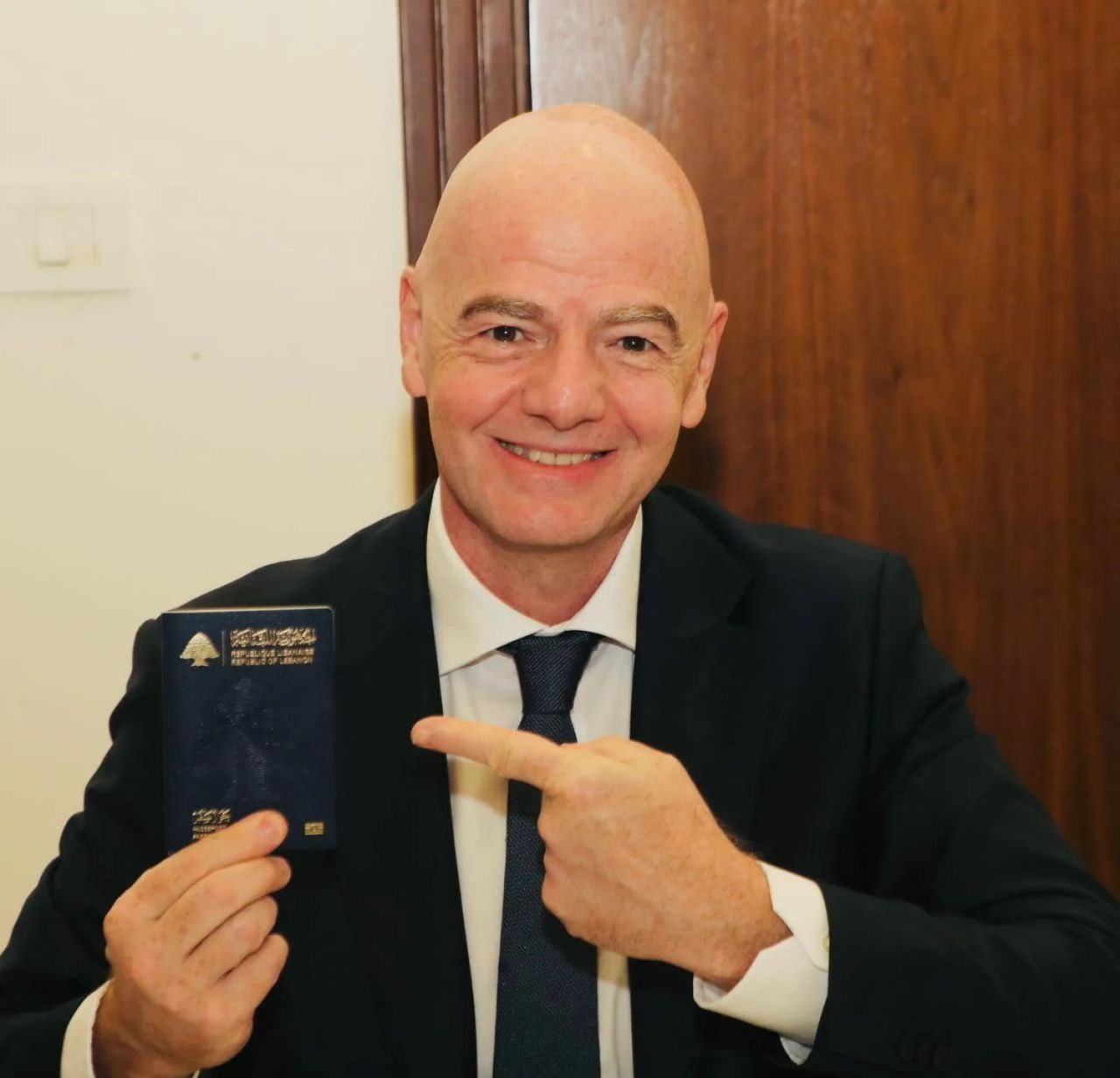 جیانی اینفانتینو رسماً شهروند لبنان شد | اخبار ورزشی