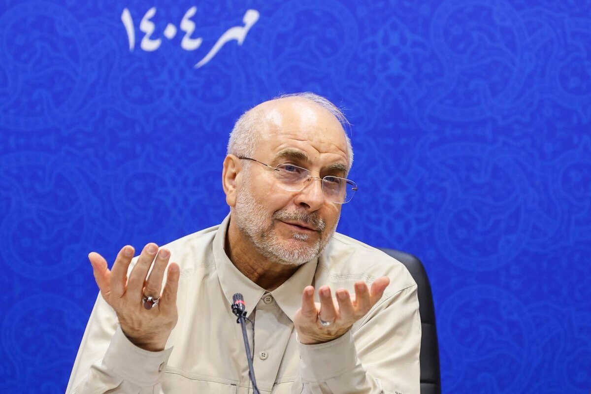 کنایه قالیباف به رسایی: من پیک شما هستم! + فیلم